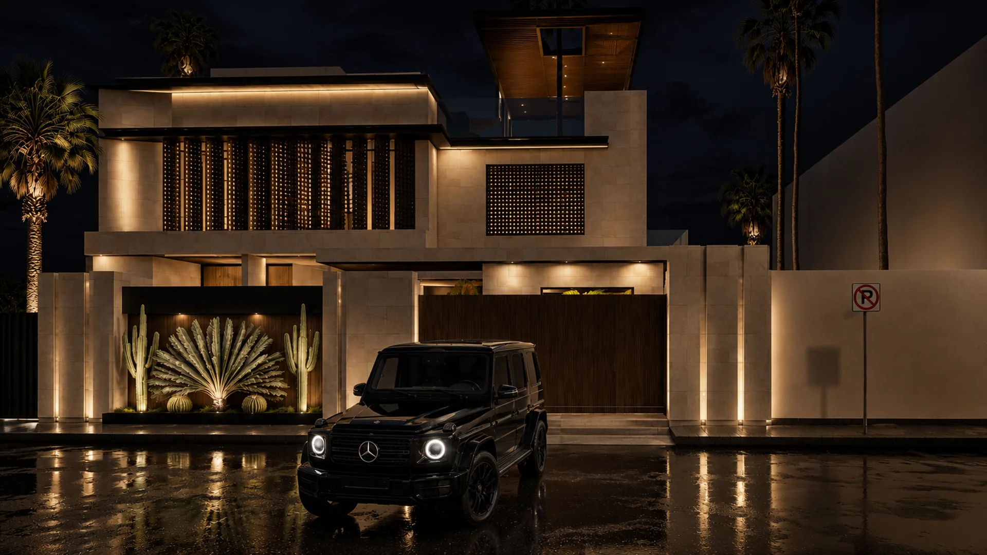 Private Villa — After Dark