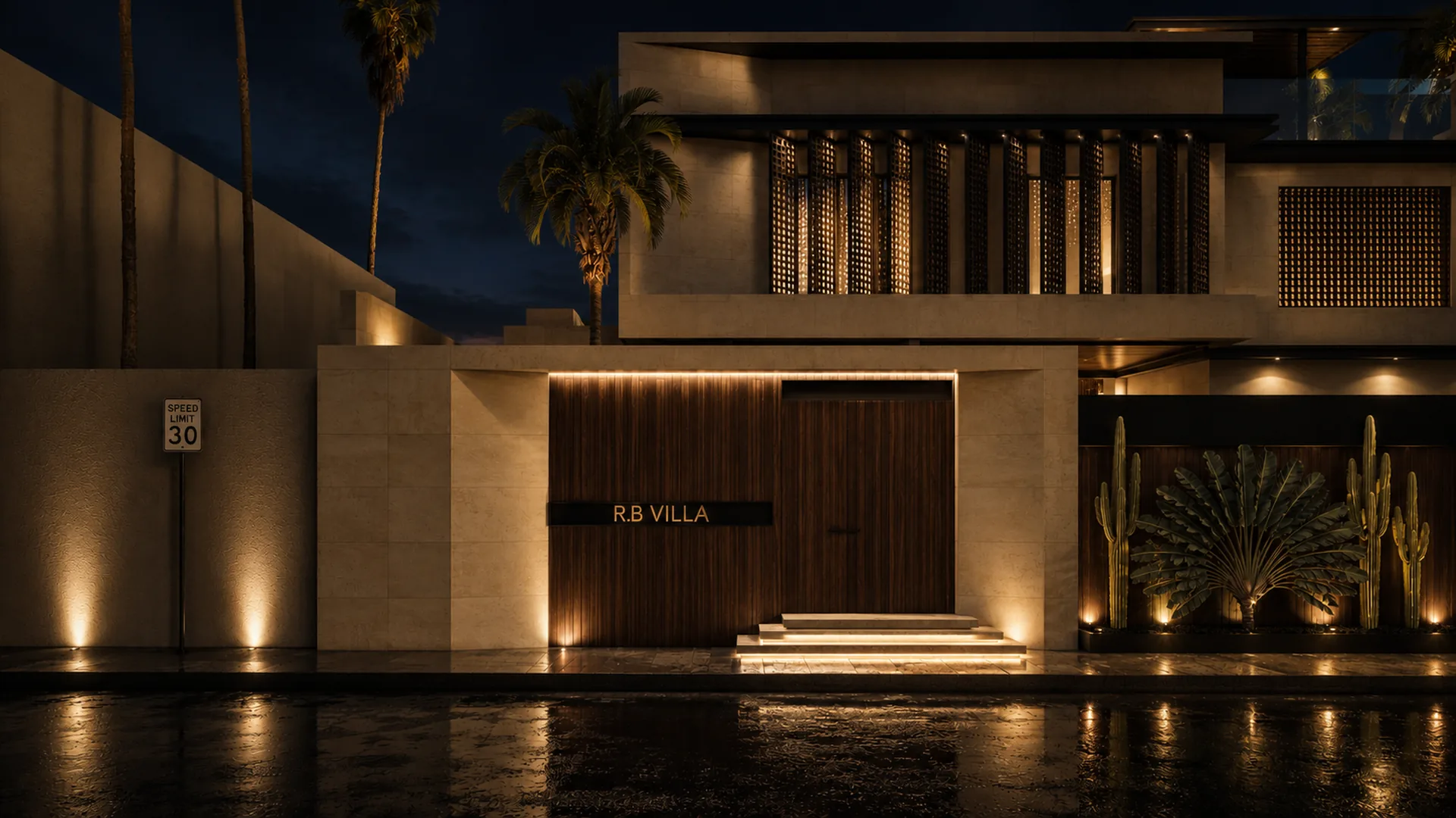 Private Villa — Midnight